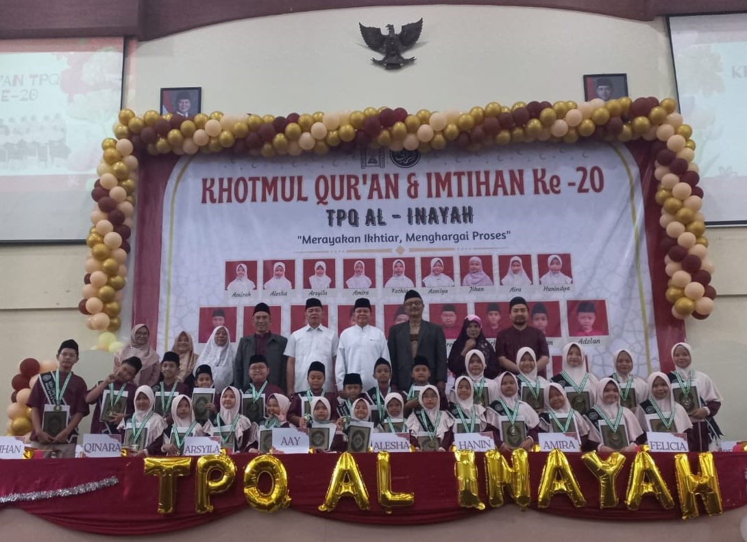 KETUA UMUM DPP GUPPI HADIRI KHOTMUL QUR’AN TPQ AL INAYAH