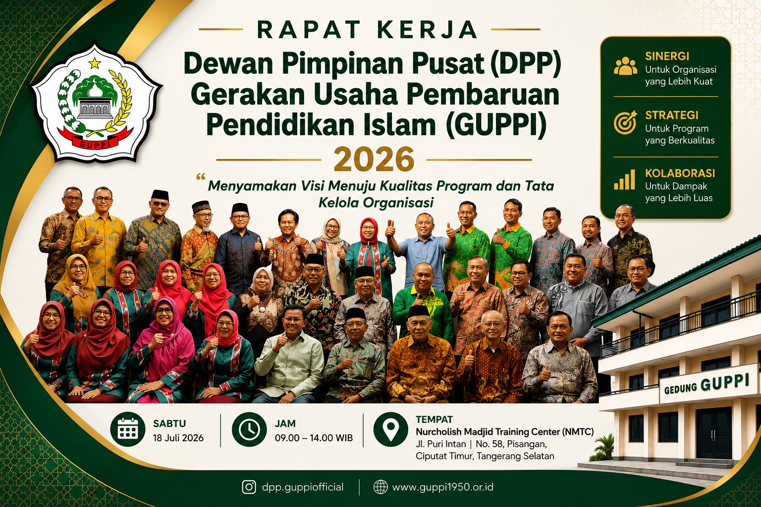 Raker DPP GUPPI : Mengukir Masa Depan Pendidikan Bangsa